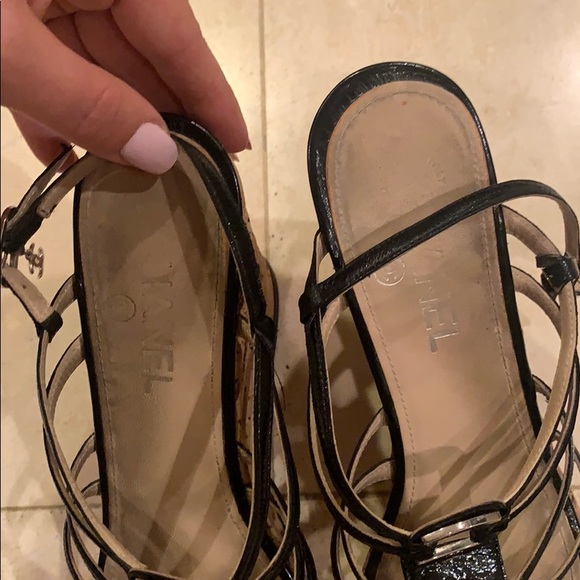 Chanel wedges , worn but in good condition. - Picture 3 of 6